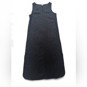 J. Jill love linen Black Maxi Dress- small